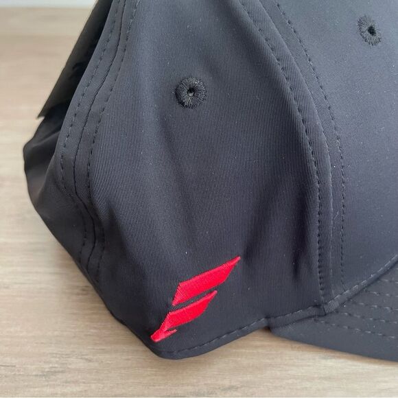 NWT The Game 99 Force Indy Black Cap with Red Embroidery - Picture 3 of 11